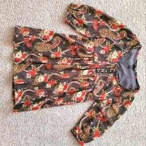 Paisley print Shirtdress